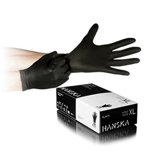Guanti neri s-m-l-xl in nitrile