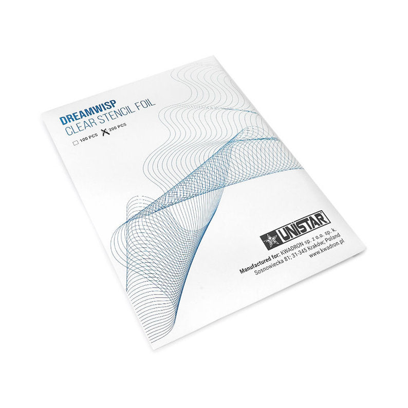 CLEAR STENCIL FOIL - 10 pz -