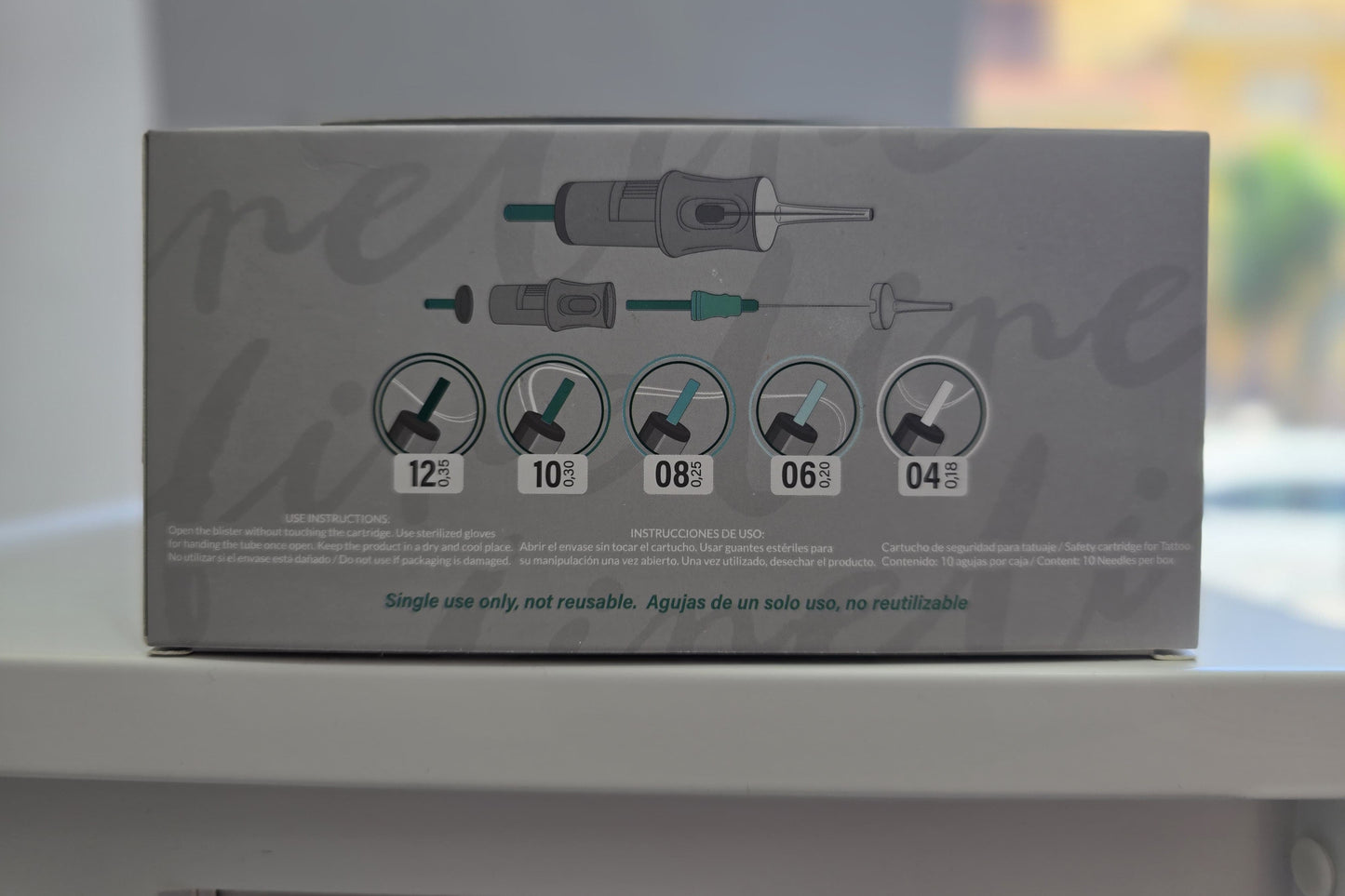 Fineline Tattoo Cartridges Conf.10 pz