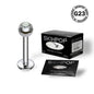 Labret SKINPOP in Acciaio 316L Sterile con Cristalli