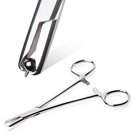 Pinza Surface Anchor Ganasce A Diamante - Pinza per Body Piercing