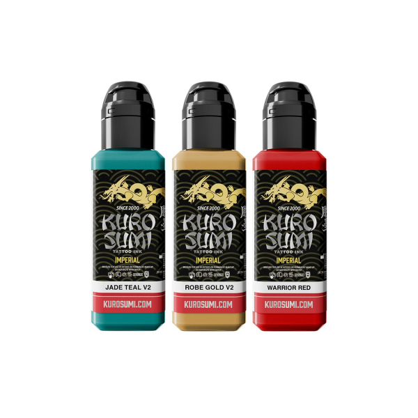 Kuro Sumi Imperial Tattoo Ink - Trad Mini Set 3x 44 m