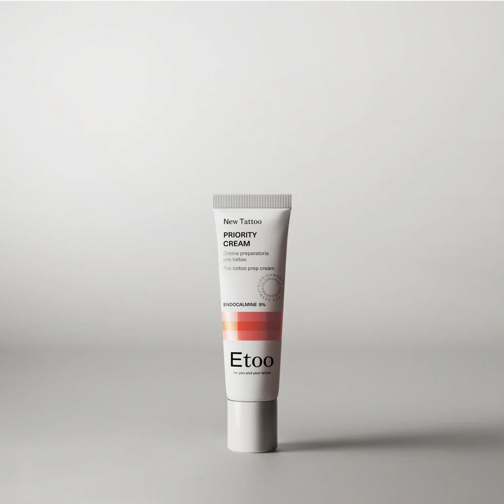 PRIORITY CREAM 30 ml • Crema preparatoria pre-tattoo
