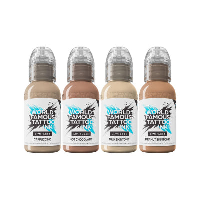 World Famous Limitless Tattoo Ink – Set Skin Tone Santucci